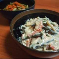 รูปของ 山菜を食そう！わらびと筍の白和え