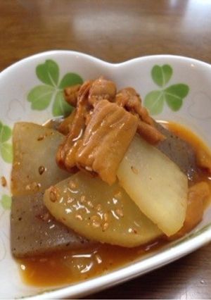 下ゆで味付けなし⁈簡単モツ煮-レシピのメイン写真