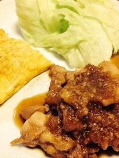 ご飯にピッタリ簡単鶏もも肉の生姜焼き-レシピのメイン写真