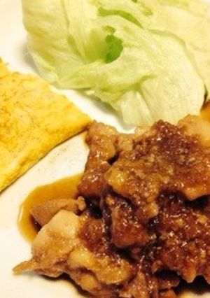 ご飯にピッタリ簡単鶏もも肉の生姜焼き-レシピのメイン写真