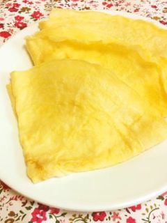 卵1個で作るクレープ-レシピのメイン写真