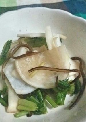 ｶﾌﾞの塩昆布あえ-レシピのメイン写真