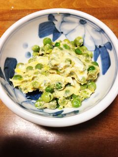 グリンピースの卵とじ-レシピのメイン写真