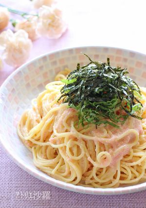 まろやかな味★明太子クリームスパゲティ★-レシピのメイン写真