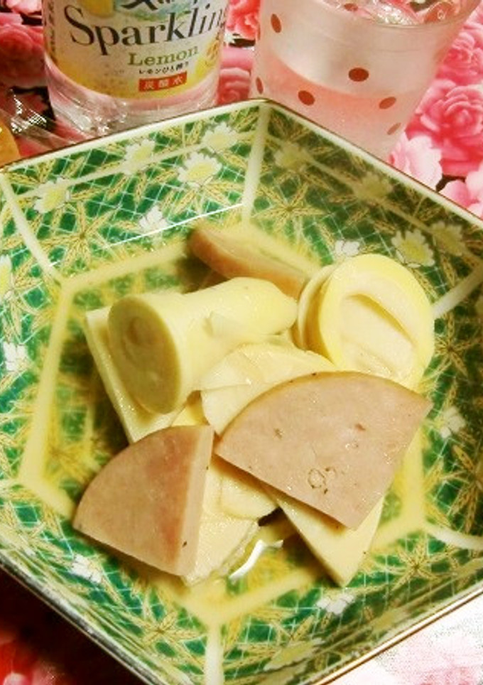 母の日。筍をハムと一緒に煮ました～-レシピのメイン写真