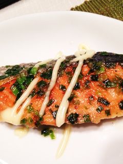 鮭のネギ塩焼き-レシピのメイン写真