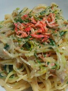 桜えびのクリームパスタ-レシピのメイン写真