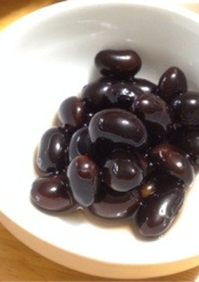 時短♪甘さ控えめ黒豆の煮物-レシピのメイン写真