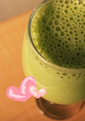 寝る前に飲もう☆グリーンスムージー-レシピのメイン写真