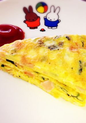 オムレツ〜幼児食•朝食に〜-レシピのメイン写真
