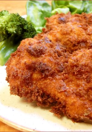 糖質制限 さっくり衣のふっくらﾁｷﾝｶﾂ-レシピのメイン写真