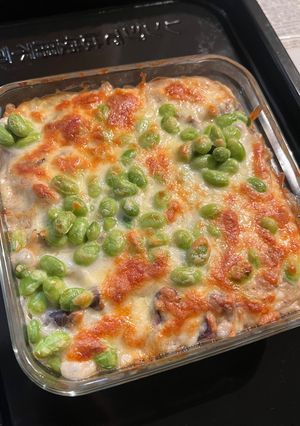 枝豆と里芋の米粉グラタン-レシピのメイン写真