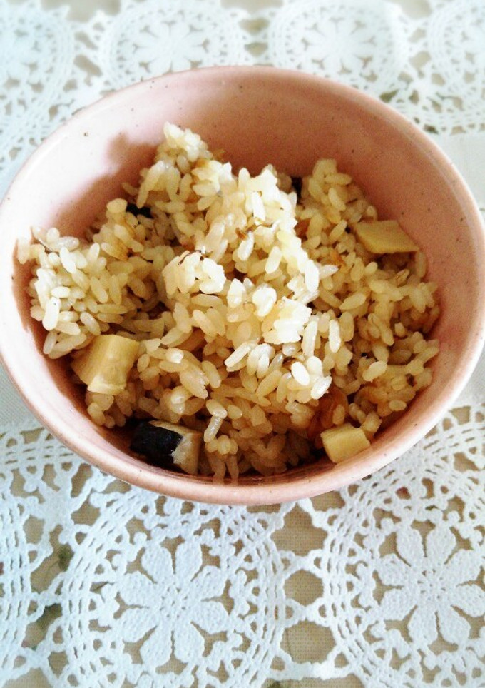 なめたけ使用～きのこと筍の炊き込みご飯☆-レシピのメイン写真