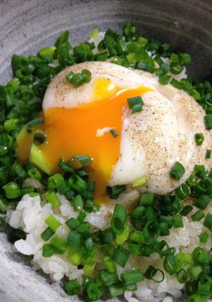 簡単朝ごはん☆韓流お豆腐ネギ丼-レシピのメイン写真