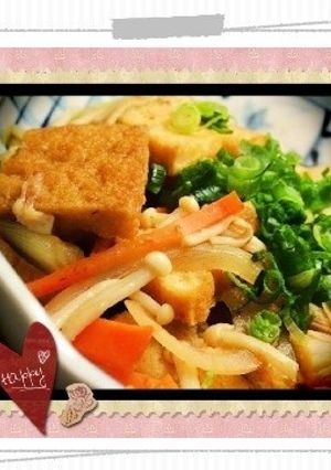 ご飯に合う♡厚揚げの味噌炒め♪-レシピのメイン写真