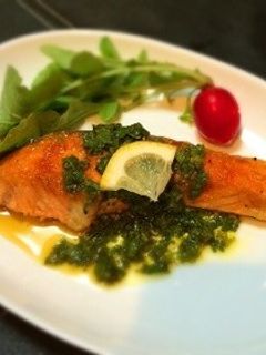 美肌*鮭のムニエル〜大葉レモンソース〜-レシピのメイン写真