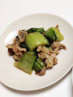 豚肉とちんげん菜-レシピのメイン写真