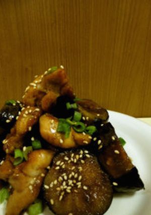 『ハラール料理』茄子チキン甘口醤油添え-レシピのメイン写真