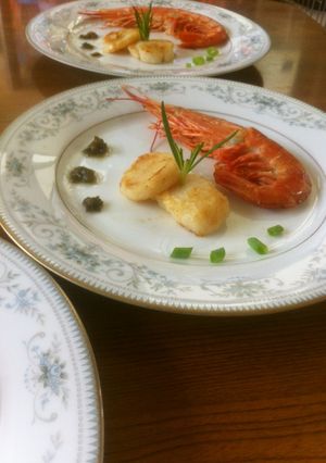 簡単おもてなし♪ホタテ海老のバターソテー-レシピのメイン写真