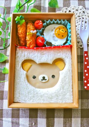 キャラ弁☆パンdeリラックマサンドイッチ-レシピのメイン写真