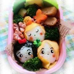 รูปของ 幼稚園のお弁当☆プリンセス集合☆