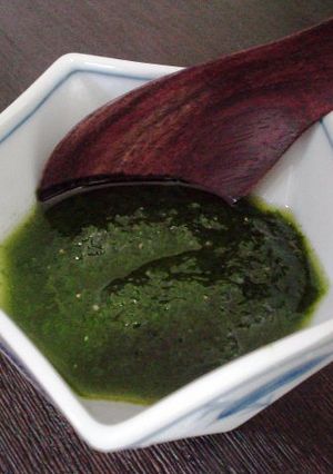 （∵）屋：手作り簡単☆バジルペースト-レシピのメイン写真