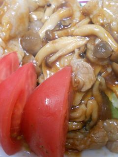 豚ばら肉のオイスターソース炒めご飯のせ-レシピのメイン写真