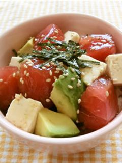 アボカドまぐろ丼-レシピのメイン写真