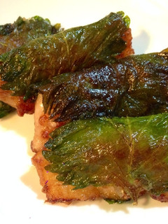 【HALAL和食】アジの大葉包み焼き-レシピのメイン写真