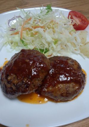 ジューシー　豆腐ハンバーグ-レシピのメイン写真