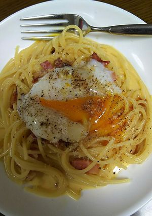 カルボナーラ-レシピのメイン写真