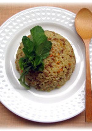 薬膳家レシピ：ごぼうと押し麦カレーピラフ-レシピのメイン写真