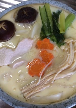 風邪に！小田巻蒸し(うどん入り茶碗蒸し)-レシピのメイン写真