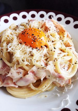 簡単カルボナーラ-レシピのメイン写真