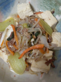 ☆豚挽き肉と豆腐の野菜あんかけ☆-レシピのメイン写真