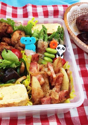 動物園 お弁当 メモ-レシピのメイン写真