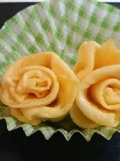 簡単キャラ弁おかず☆薄焼き卵の薔薇★-レシピのメイン写真