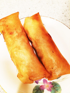 簡単!豚の生姜焼き風春巻き-レシピのメイン写真