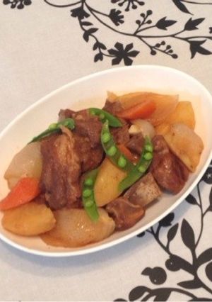 旬の野菜とスペアリブの柔らか煮♪-レシピのメイン写真