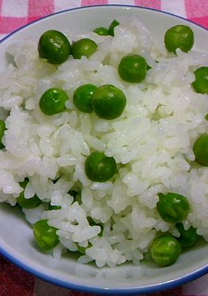 緑鮮やか・ふっくら 豆ごはん-レシピのメイン写真