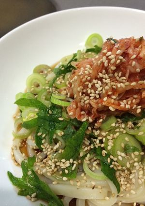 キム納豆うどん-レシピのメイン写真