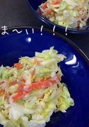 春キャベツでコールスローもりもり食べよう-レシピのメイン写真