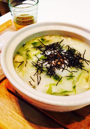 やっと見つけた居酒屋の鶏雑炊-レシピのメイン写真