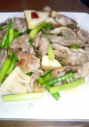 筍&ニンニクの芽&豚肉ピリオイ味噌炒め-レシピのメイン写真