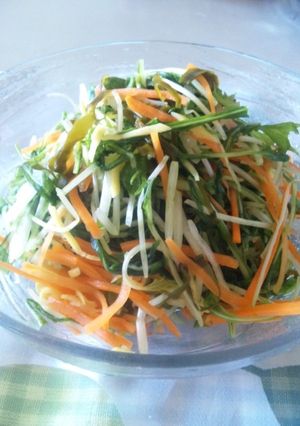 生姜を効かせた【水菜の即席漬け♪】-レシピのメイン写真