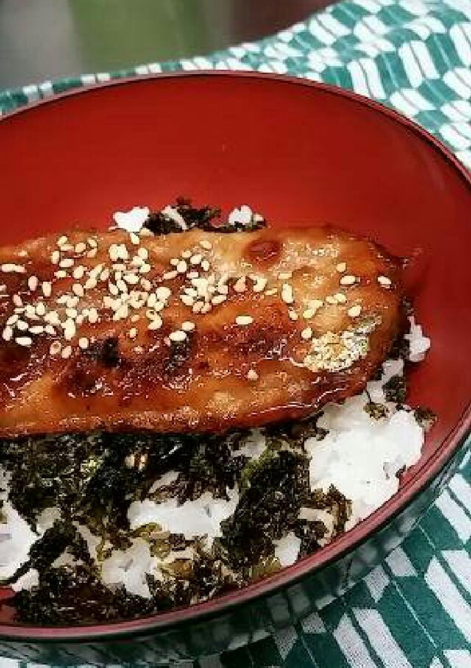 我が家の＊鰯の蒲焼き丼-レシピのメイン写真