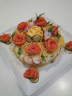 ちらし寿司 ケーキ おもてなし-レシピのメイン写真