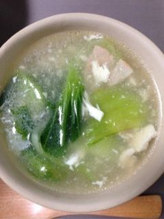 青梗菜のスープ-レシピのメイン写真