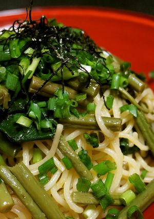 【男前レシピ】俺の和風わらびパスタ-レシピのメイン写真