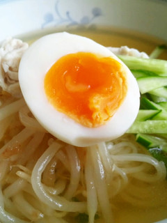 ♪梅ナムルと塩麹ささみの冷麺♪-レシピのメイン写真